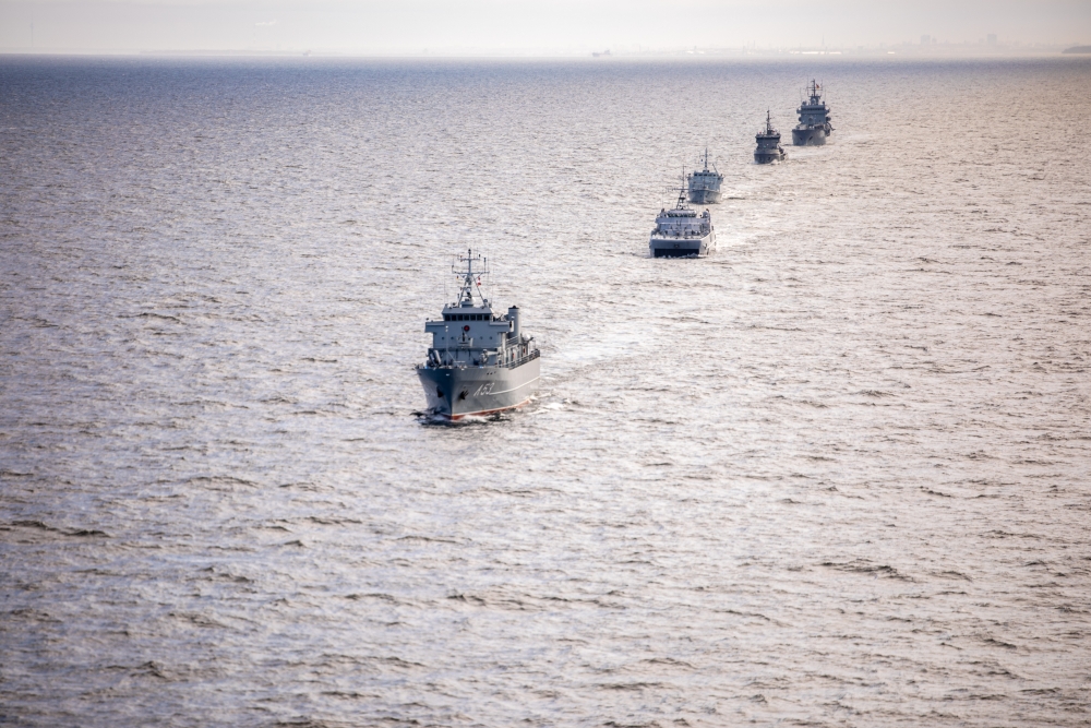 Jūras spēki piedalās starptautiskajās militārajās mācībās “Open Spirit 2024”